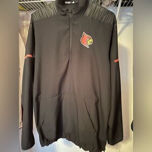 Louisville Cardinals Black Pullover Jacket